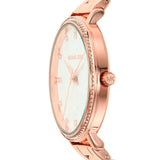 Michael Kors Pyper Three-Hand White Dial Rose Gold Steel Strap Watch For Women - MK4594 Buy Now By Michael Kors