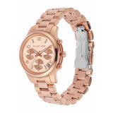 Michael Kors Runway Chronograph Rose Gold Dial Rose Gold Steel Strap Watch For Women - MK7327 Buy Now By Michael Kors