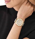 Michael Kors Everest Analog Gold Dial White Silicone Strap Watch For Women - MK7357 Buy Now By Michael Kors