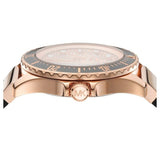 Michael Kors Everest Analog Rose Gold Dial Black Silicone Strap Watch For Women - MK7358 Buy Now By Michael Kors