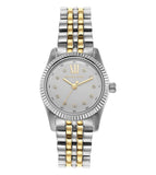 Michael Kors Lexington Analog Silver Dial Two Tone Steel Strap Watch for Women - MK4740 Buy Now By Michael Kors