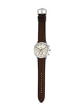 Fossil Neutra Chronograph White Dial Brown Leather Strap Watch for Men - FS6022 Buy Now By Fossil