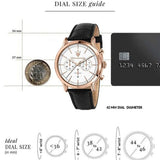 Maserati Epoca Chronograph White Dial Black Leather Strap Watch For Men - R8871618016 Buy Now By Maserati