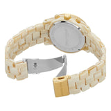 Michael Kors Runway Pavé Chronograph White Dial White Acetate Strap Watch for Women - MK7476 Buy Now By Michael Kors