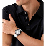 Michael Kors Maritime Analog White Dial White Silicone Strap Watch for Men - MK9159 Buy Now By Michael Kors
