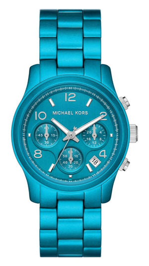 Michael Kors Runway Limited Edition Blue Dial Blue Steel Strap Watch for Women - MK7479LE Buy Now By Michael Kors
