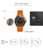 Michael Kors Maritime Three-Hand Analog Black Dial Orange Silicone Strap Watch for Men - MK9157 Buy Now By Michael Kors