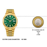 Citizen Tsuyosa Automatic Green Dial Gold Steel Strap Watch For Men - NJ0152-51X Buy Now By Citizen