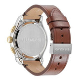 Salvatore Ferragamo 1927 Chrono Analog Black Dial Brown Leather Strap Watch for Men - SFKZ00323 Buy Now By Salvatore Ferragamo