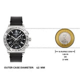 Salvatore Ferragamo 1927 Chrono Analog Black Dial Black Leather Strap Watch for Men - SFKZ00123 Buy Now By Salvatore Ferragamo