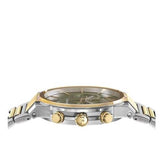 Salvatore Ferragamo Sapphire Chrono Green Dial Two Tone Steel Strap Watch for Men - SFME01223 Buy Now By Salvatore Ferragamo