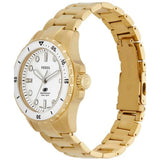 Fossil Blue Dive Three Hand White Dial Gold Steel Strap Watch For Women - ES5350 Buy Now By Fossil