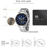 Maserati Competizione Chronograph Blue Dial Silver Steel Strap Watch For Men - R8873600009 Buy Now By Maserati
