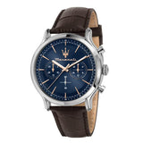 Maserati Epoca Chronograph Blue Dial Brown Leather Strap Watch For Men - R8871618014 Buy Now By Maserati