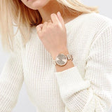 Hugo Boss Allusion Rose Gold Dial Rose Gold Steel Strap Watch For Women - 1502418 Buy Now By Hugo Boss