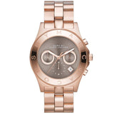 Marc Jacobs Blade Chronograph Brown Dial Rose Gold Steel Strap Watch for Women - MBM3308 Buy Now By Marc Jacobs