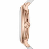 Marc Jacobs Baker White Dial White Leather Strap Watch for Women - MBM1283 Buy Now By Marc Jacobs