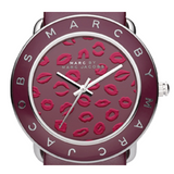 Marc Jacobs Amy Red Dial Burgundy Leather Strap Watch for Women - MBM1162 Buy Now By Marc Jacobs