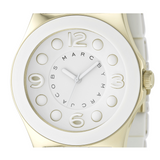 Marc Jacobs Pelly White Dial White SIlicone Strap Watch for Women - MBM2525 Buy Now By Marc Jacobs