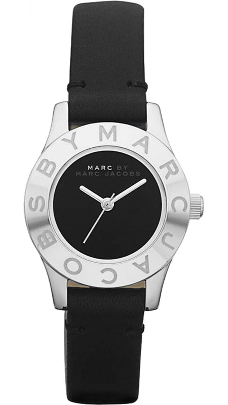 Marc Jacobs Blade Black Dial Black Leather Strap Watch for Women - MBM1211 Buy Now By Marc Jacobs