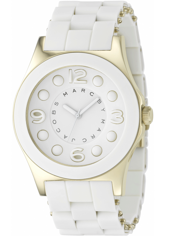 Marc Jacobs Pelly White Dial White Silicone Strap Watch for Women - MBM2526 Buy Now By Marc Jacobs