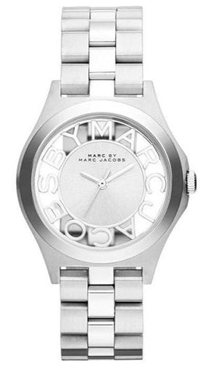Marc Jacobs Henry White Dial Silver Steel Strap Watch for Women - MBM3291 Buy Now By Marc Jacobs