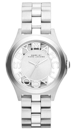 Marc Jacobs Henry White Dial Silver Steel Strap Watch for Women - MBM3291 Buy Now By Marc Jacobs