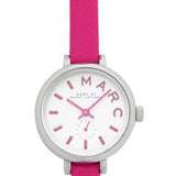 Marc Jacobs Sally White Dial Pink Leather Strap Watch for Women - MBM1353 Buy Now By Marc Jacobs