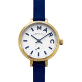 Marc Jacobs Sally White Dial Blue Leather Strap Watch for Women - MBM1354 Buy Now By Marc Jacobs