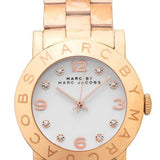 Marc Jacobs Amy White Dial Rose Gold Steel Strap Watch for Women - MBM3077 Buy Now By Marc Jacobs