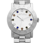 Marc Jacobs Amy White Dial Silver Steel Strap Watch for Women - MBM3140 Buy Now By Marc Jacobs