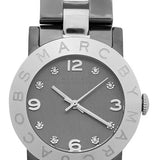 Marc Jacobs Amy Grey Dial Grey Steel Strap Watch for Women - MBM3196 Buy Now By Marc Jacobs