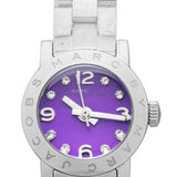 Marc Jacobs Amy Purple Dial Silver Steel Strap Watch for Women - MBM3228 Buy Now By Marc Jacobs