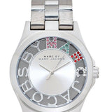 Marc Jacobs Henry Skeleton Silver Dial Silver Steel Strap Watch for Women - MBM3262 Buy Now By Marc Jacobs