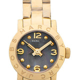 Marc Jacobs Amy Mother of Pearl Black Dial Gold Steel Strap Watch for Women - MBM3275 Buy Now By Marc Jacobs
