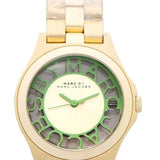 Marc Jacobs Henry Gold Dial Gold Steel Strap Watch for Women - MBM3295 Buy Now By Marc Jacobs