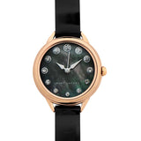 Marc Jacobs Betty Mother of Pearl Black Dial Black Leather Strap Watch for Women - MJ1513 Buy Now By Marc Jacobs