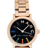 Marc Jacobs Roxy Black Dial Rose Gold Steel Strap Watch for Women - MJ3569 Buy Now By Marc Jacobs
