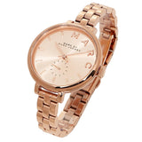 Marc Jacobs Sally Rose Gold Dial Rose Gold Steel Strap Watch for Women - MBM3364 Buy Now By Marc Jacobs