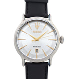 Maserati Epoca White Dial Black Leather Strap Watch For Men - R8851118002 Buy Now By Maserati