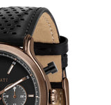 Maserati Legend Chronograph Black Dial Black Leather Strap Watch For Men - R8871638001 Buy Now By Maserati