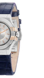 Maserati Potenza Diamonds Silver Dial Blue Leather Strap Watch For Women - R8851108502 Buy Now By Maserati