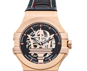 Maserati Potenza Skeleton Limited Edition Dial Black Strap Watch For Men - R8821108026 Buy Now By Maserati