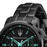 Maserati Successo Aqua Edition Black Dial Stainless Steel Strap Watch For Men - R8873644003 Buy Now By Maserati