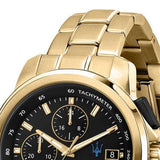 Maserati Successo Black Dial Gold Stainless Steel Watch For Men - R8873645002 Buy Now By Maserati