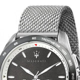 Maserati Traguardo Chronograph Black Dial Silver Mesh Bracelet Watch For Men - R8873612008 Buy Now By Maserati