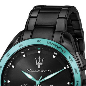 Maserati Traguardo Aqua Edition Black Dial Black Steel Strap Watch For Men - R8873644002 Buy Now By Maserati