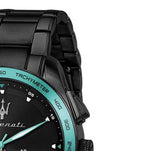Maserati Traguardo Aqua Edition Black Dial Black Steel Strap Watch For Men - R8873644002 Buy Now By Maserati