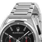 Maserati Trimarano Chronograph Black Dial Silver Stainless Steel Strap Watch For Men - R8873632003 Buy Now By Maserati
