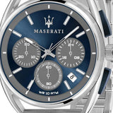 Maserati Trimarano Chronograph Blue Dial Silver Steel Strap Watch For Men - R8873632004 Buy Now By Maserati